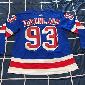 Authentic New York Rangers Mika Zibanejad Jersey